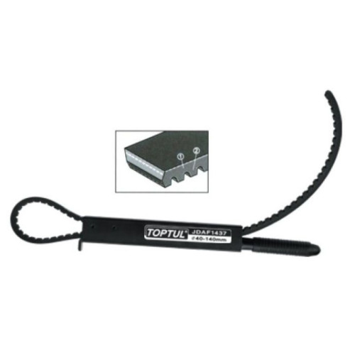 Ключ для удержания шкивов с поперечными насечками V-BELT. TOPTUL JDAF1437