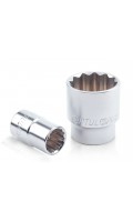 Головка торцевая 1/2",12-гранная, размер 24мм, длина 40мм. TOPTUL BAEB1624