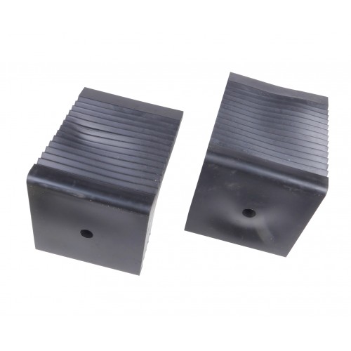 Комплект упоров (башмаков) под колесо резиновых 2ед. VIKTEC VT01625