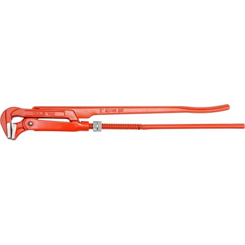 Ключ трубний 560м з карбонової сталі VOREL 2" (№3), захват 90° 55217