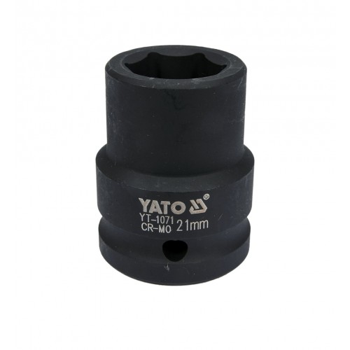 Головка торцевая ударная 3/4",6-гранная,21мм, длина 50мм. YATO YT-1071
