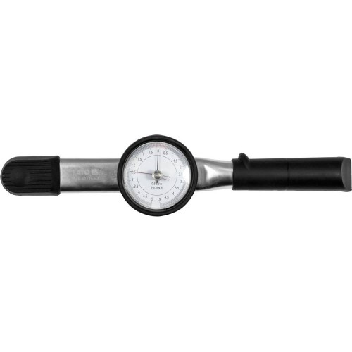 Ключ динамометрический, со стрелочной шкалой YATO: квадрат 1/4", F= 0,5-5 Нм YT-07830