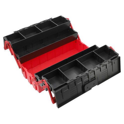 Ящик для інструменту розсувний YATO з 5 лотками, пластиковий 460×265×208 мм (YT-08978)