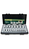 Набор 12-гранных дюймовых головок 5/16"-1-1/4",квадрат 1/2", 19шт. FORCE 4194-9 F