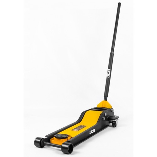 Домкрат подкатной, низкопрофильный, двухпоршневой 1.5тонны H-70-610 мм, JCB-TH32006