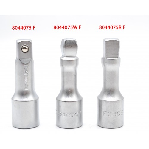 Удлинитель 1/2" с меньшим диаметром основы L=75мм 8044075R FORCE