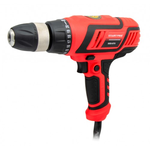 Шуруповерт мережевий 870Вт 0-750об/хв Start Pro SED-870