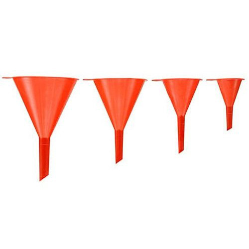 Лейки пластиковые набор (52,76,100,120мм),4шт. VOREL 83005