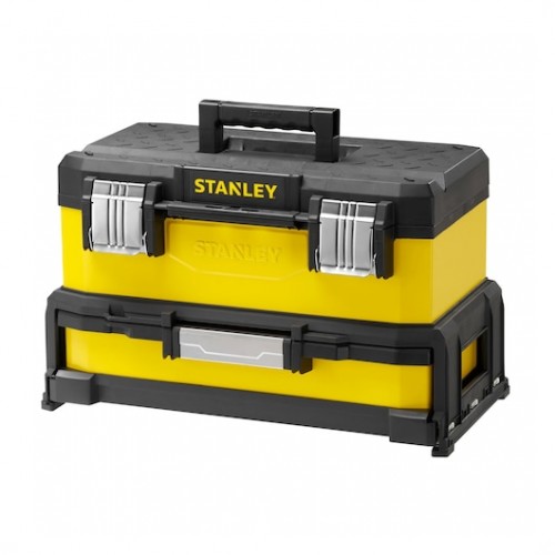 Ящик для инструмента STANLEY профессиональный 2-секционный металлопластмассовый; 20"/54,5х 28х 33,5 см (1-95-829)