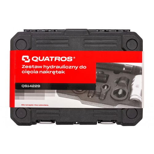 Набор гидравлических гайколомов 10т,8 предметов. QUATROS QS14229
