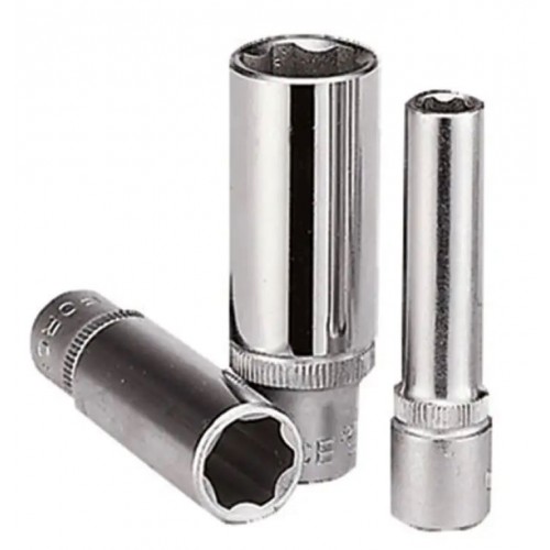Головка торцевая глубокая 1/4",Surface Drive, размер 13мм, длина 50мм. FORCE 5275013 F