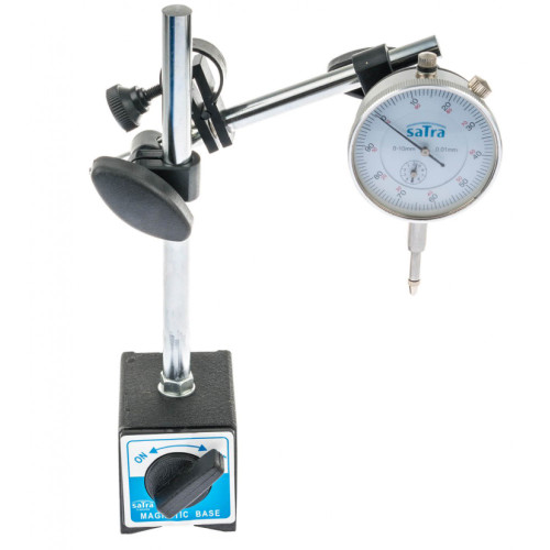 Магнітний штатив з індикатором годинникового типу. SATRA S-MAHO2