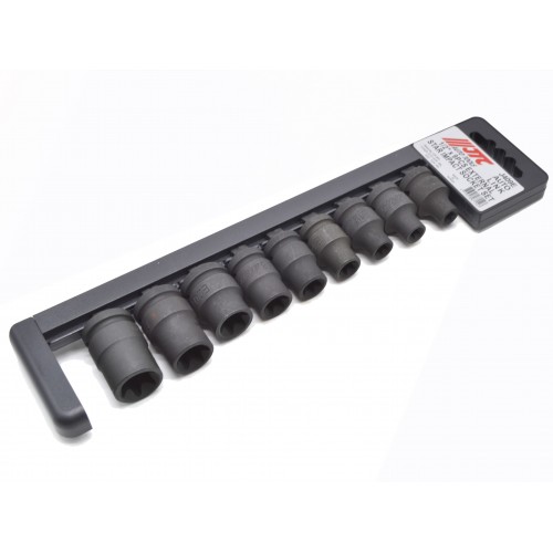 Набор головок ударных TORX E10-E24 1/2" 9ед. J409E JTC