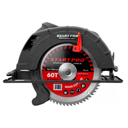 Пила циркулярная 2550 Вт.(4300 об/мин)., 235мм Start Pro SCS-2550