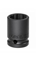 Головка ударная 1/2",12-гранная,15мм, длина 38мм. FORCE 44815 F