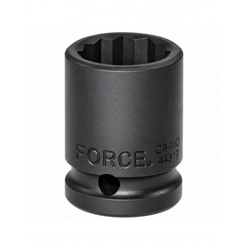 Головка ударна 1/2",12-гранна,15мм, довжина 38мм. FORCE 44815 F