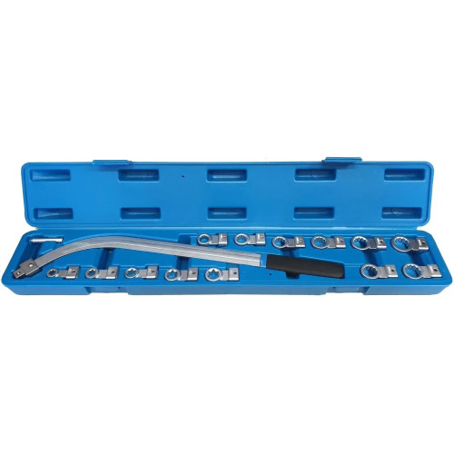 Набор ключей со сменными насадками (12 граней,12-19мм) TORX E10-E18. FALCON F04101