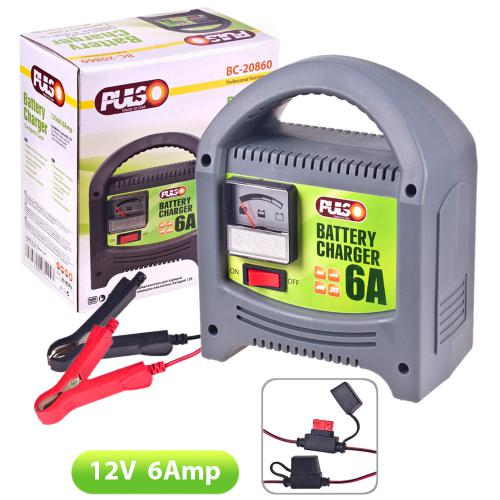 Зарядное устройство PULSO BC-20860 12V/6A/20-80AHR/ (BC-20860)