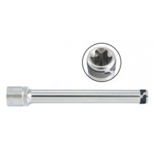 Головка торцевая 1/2" TORX E14, глубокая,150мм, с фиксатором. FORCE 54615014B F