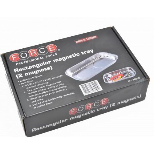 Лоток магнитный прямоугольный L 242*132мм FORCE 88002 F