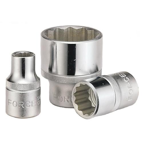 Головка торцева 1/2",12-гранна,розмір 3/8", довжина 38мм. FORCE 5493.8 F