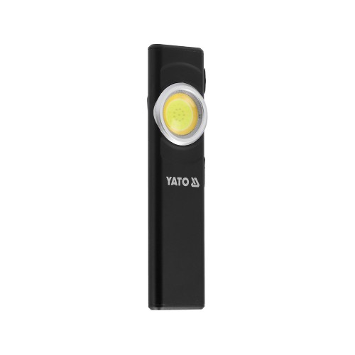 Фонарь-мини над тонкий YATO аккумулятор Li-Po 3.7 V 450 mA, 8 режимов YT-085608
