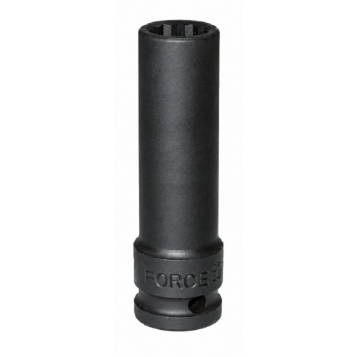 Головка ударна глибока 1/2",12-гранна,30мм, довжина 85мм. FORCE 4488530 F