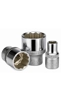 Головка торцевая двенадцатигранная 3/8", 9мм, длина 28мм. FORCE 53909 F