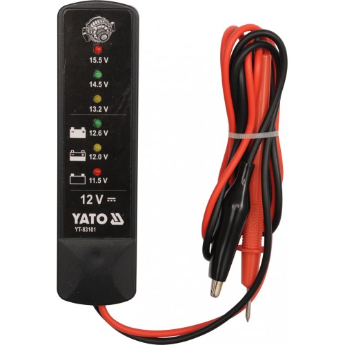 Цифровий акумуляторний тестер 12v YT-83101