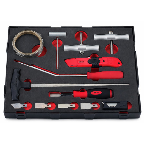 Набір для зняття автомобільного скла,13пр. FORCE K913M1 F