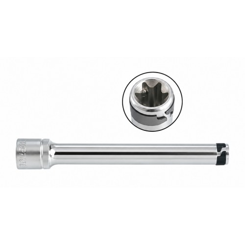 Головки торцевые TORX,квадрат 1/2",длина 150мм,с фиксатором. FORCE 54615012B F Series