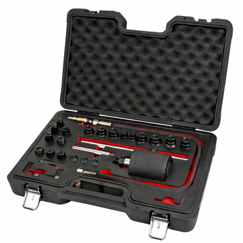 Съемник пневматический для дизельных форсунок BOSCH,SIEMENS,DELPHI,DENSO, 24шт. KB GLOBAL KBA3143D