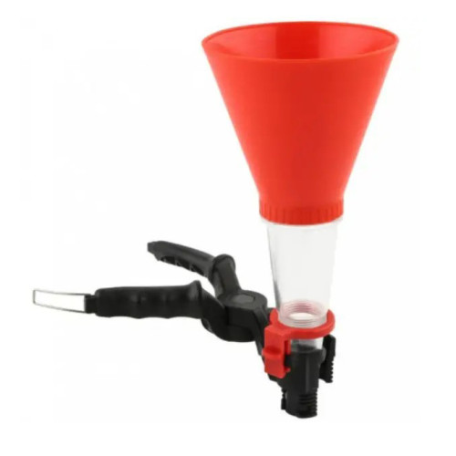 Лейка для технических жидкостей универсальная с ручкой (125/20мм). VIKTEC VT18048