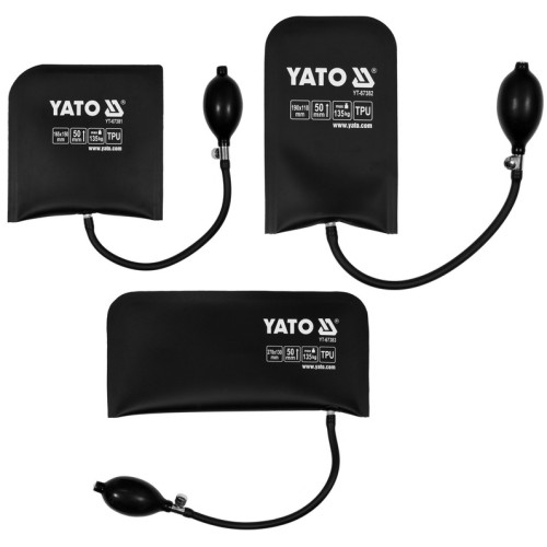 Набор пневматических подушек для аварийного открытия дверей автомобиля. YATO YT-67385