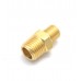 Фитинг латунный (внешняя резьба - внешняя резьба) 1/4" (m) х 1/8" (m)