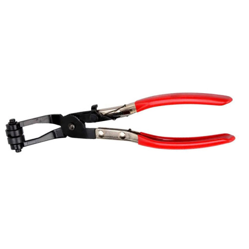 Клещи для шланговых хомутов изогнутые, 220мм. REWOLT T4089