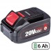 Аккумуляторная батарея 6 Ач для электроинструмента Worcraft CLB-20V-6.0HC