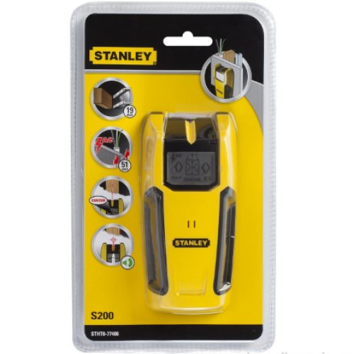Детектор скрытой проводки, металла, древесины Stanley S200 STHT0-77406