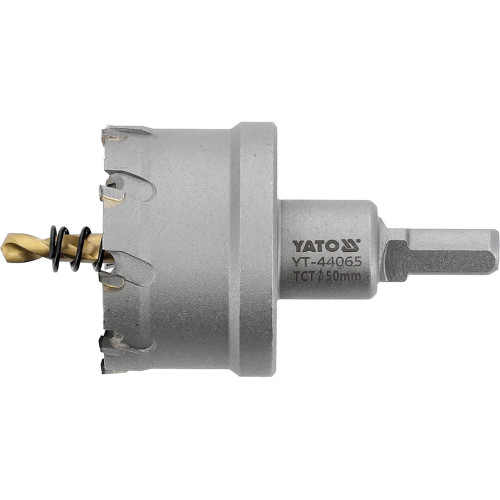 Сверло коронка по металлу TCT Ø50 x103 мм, YATO YT-44065