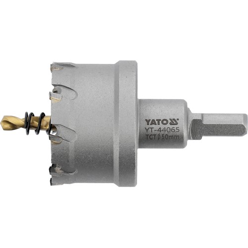 Сверло коронка по металлу TCT Ø50 x103 мм, YATO YT-44065