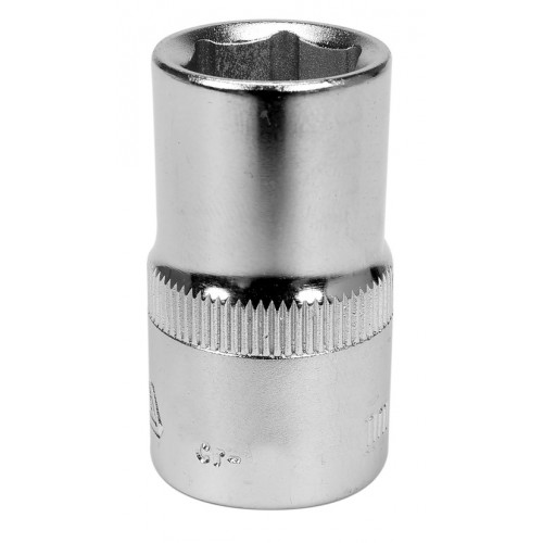 Головка торцевая короткая 6-гранная,квадрат 1/2",21мм, длина 38мм. YATO YT-1214