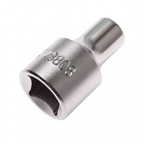 Головка торцевая 1/2", 6-гранная, 8мм. 43808 JTC