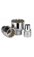Головка торцевая 3/8",12-гранная, размер 19мм, длина 30мм. FORCE 53919 F