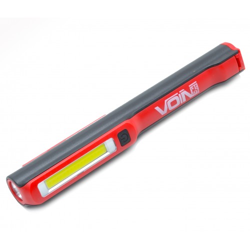 Аккумуляторный фонарь "VOIN" 3W-COB+3W XPE / АКБ1200mAh (VL-102)