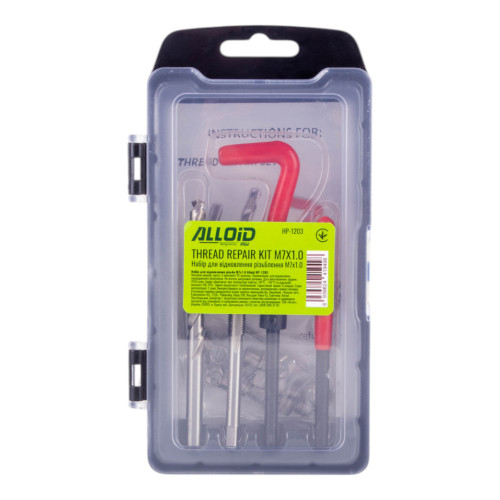 Набор для восстановления резьбы (М7×1,0). Alloid НР-1203