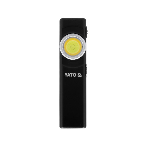 Фонарь-мини над тонкий YATO аккумулятор Li-Po 3.7 V 450 mA, 8 режимов YT-085608