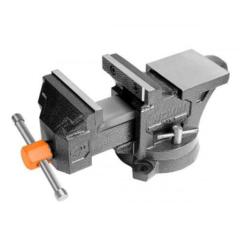 Тиски слесарные поворотные 4" (100мм) с наковальней. WOKIN WK-106204