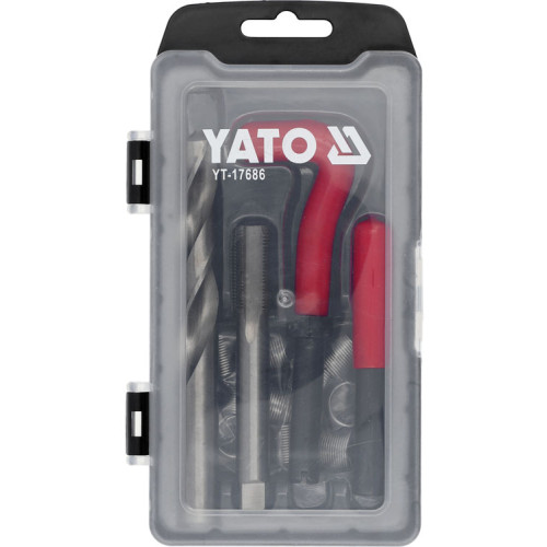 Набор для ремонта резьбы (М14×1.25),15 предметов. YATO YT-17686