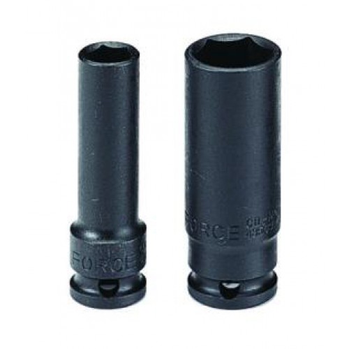 Головка ударна глибока 1/4",6-гранна, 9мм, довжина 50мм. FORCE 4255009 F