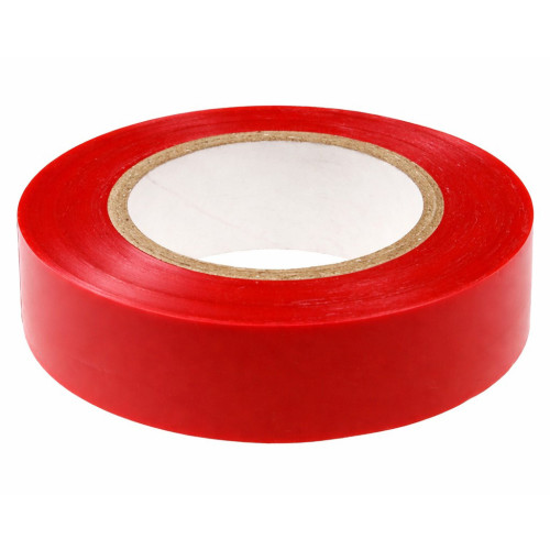 Изоляционная лента ПВХ 15мм × 10м,красная. ST 88789